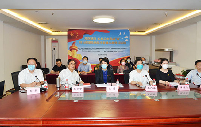 “黨旗飄揚，婦幼衛(wèi)士勇戰(zhàn)‘疫’”婦